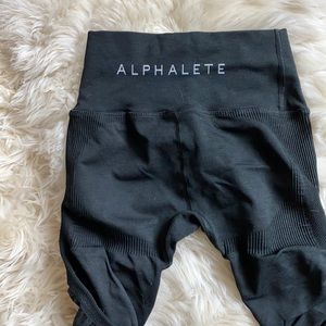 Alphalete black compression leggings - SM